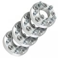 Customadeonly 4 Pieces 1 25mm Hub Centric Wheel Spacers Bolt Pattern 550 To 5x150 Center Bore 110mm Thread Pitch 14mm X 1 5