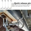 4 Pack Quick Release Pin 1 Diameter W Drop Cam Spring 8 Installation Screws For Bimini Top Boat And Support Poles Deck Hinge