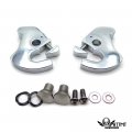 Httmt- Mt502-003-rls-cd1- Detachable Sissy Bar Luggage Rack Latch Clip Kit Mount For H-d Touring Chrome