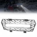 Kemimoto Led Grill Light Front Grille Mesh For Polaris General 1000 4 2016 2017 2018 2019 2020 2021 2022 2023 With Bar 