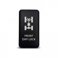 Ch4x4 Push Switch For Toyota Tacoma Fj Cruiser Land Fortuner Hilux 4runner Prado 12v 3amp Front Diff Lock Symbol White Led