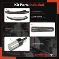 A-premium Engine Timing Chain Kit W Tensioner Guide Fits Sohc 4cyl 1 6l Compatible With Mini Cooper R50 R53 Series 2002-2008