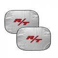 Ipick Image For Dodge R T Logo On Chrome 12 X4 Half-size Stainless Steel License Plate