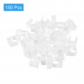 Uxcell 150pcs U-shaped Water Pipe Clamps Ppr Clips U Shaped Clip Fit For 16mm 0 63 Od Pipes And Tubing Hoses Support White