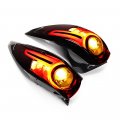 Anzios Driver Passenger Side Outer Led Halogen Tail Light Brake Running Turn Signal Lamp Compatible For 2017-2021 Mazda Cx5