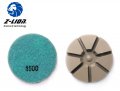 Z-lion 3 Concrete Floor Grinding Dry Diamond Polishing Pad For Granite Marble Stone 4 Pcs Set