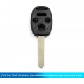 Uxcell Car Replacement Remote Key Fob Shell Case Oucg8d-380h-a For Honda Accord 2003-2007 4 Button Black