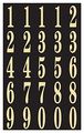 Hy-ko Mm-3n Self-stick Numbers 2 Black Gold Pack 