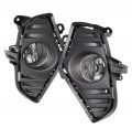 Bumper Driving Fog Lights Lamps Chrome W Bezels For 2019-2023 Toyota Rav4 Le Xle Limited Se Xse 