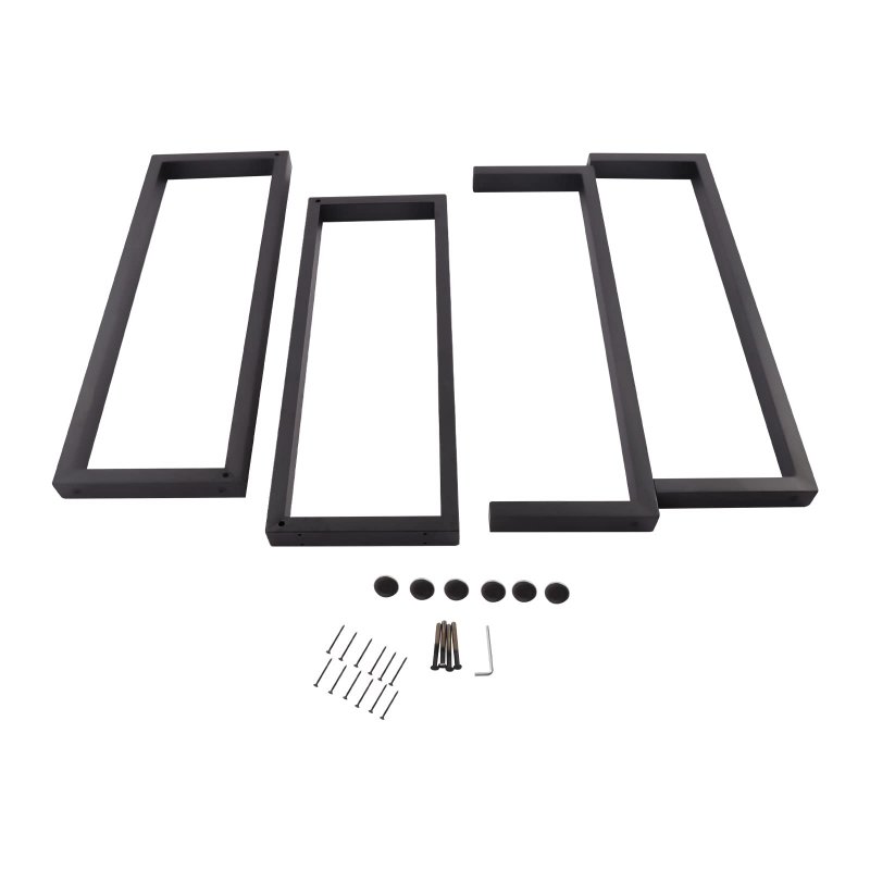 Heavya Dutya Metala Deska Legs Set Of 2 Iron Furniture Legs Right Angle Shape Table Dining