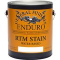 General Finishes Water Based Rtm Stain Burnt Umber Quart 
