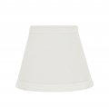 Aspen Creative 32059-6a Small Hardback Empire Shape Chandelier Clip-on Lamp Shade Set 6 Pack Transitional Design In Off White
