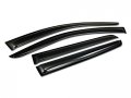 R L Racing Non-in Channel Smoke Window Deflector Sun Rain Guards For 2008-2015 Dodge Journey 4pc Set 