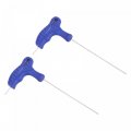 Uxcell 1 5mm Hex Key T-handle Dual End Wrench Spanner Metric Cr-v Steel 2 Pcs