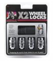 Gorilla Automotive 71641x 14mm X 1 50 Thread Size Acorn Chrome X2 Wheel Lock Pack Of 4 