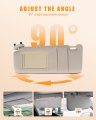 Ocpty Right Passenger Side Beige Windshield Sun Visor Mirror Replacement Fit For 2006-2011 Toyota Camry Sedan 4-door