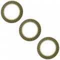 Caltric 3x Clutch Friction Plates Kit Compatible With Honda Rancher 420 Trx420fa2 Fa5 Fa6 2020 2021 2022 2023
