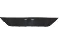 Rear Bumper Cover Molding Matte Black For 2020 2023 Hyundai Sonata License Pocket Excludes Se And Preferred Models 