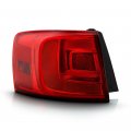 Factory Style Incandescent Outer Tail Light Brake Lamp For 2011-2018 Volkswagen Jetta Chrome Housing Clear Lens Left Side Only 