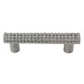 Vicenza Designs P1143 Gioiello 3-inch Glam Pull Satin Nickel 