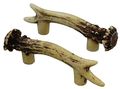 Heavy Duty 3 Antler Pull Cabinet Drawer Knobs 2 Pack Sizes Of Screws And Washers Included
