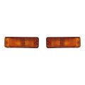 Front Signal Light Pair For 1984 1989 Toyota 4runner Amber Lens Driver And Passenger Side To2530106 To2521105 81520 89130 81510 
