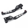 Motorcycle Black Skull Hollowd Hand Brake Clutch Lever For 96- 07 Touring Electra Glide Road King P N Mt241-020as-gbk 