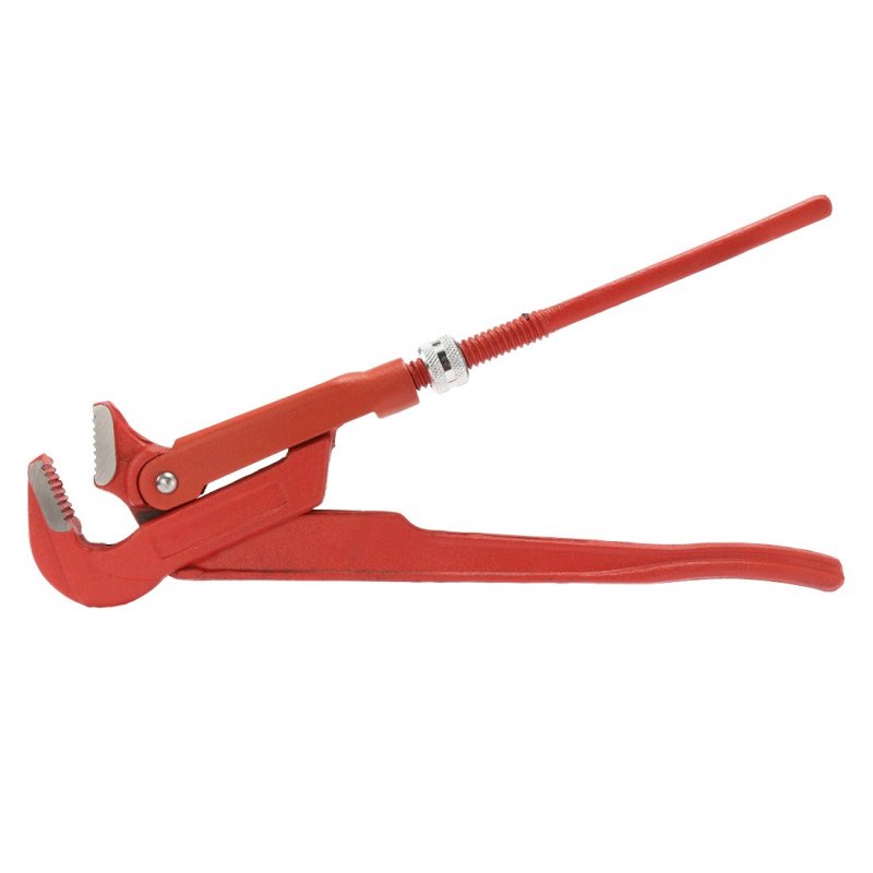 90-degree Flat Jaw Swedish Pattern Pipe Wrench 1 5-inch