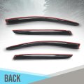 Out-channel Window Vent Visor Deflectors Tape-on Side Rain Guards For Subaru Crosstrek 2024-2026 Base Premium Sport Limited 4