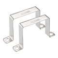 Uxcell U Shaped Connector Bracket 78 X 82mm 304 Stainless Steel For Door Closed Bar Holder Strut Channel 2pcs
