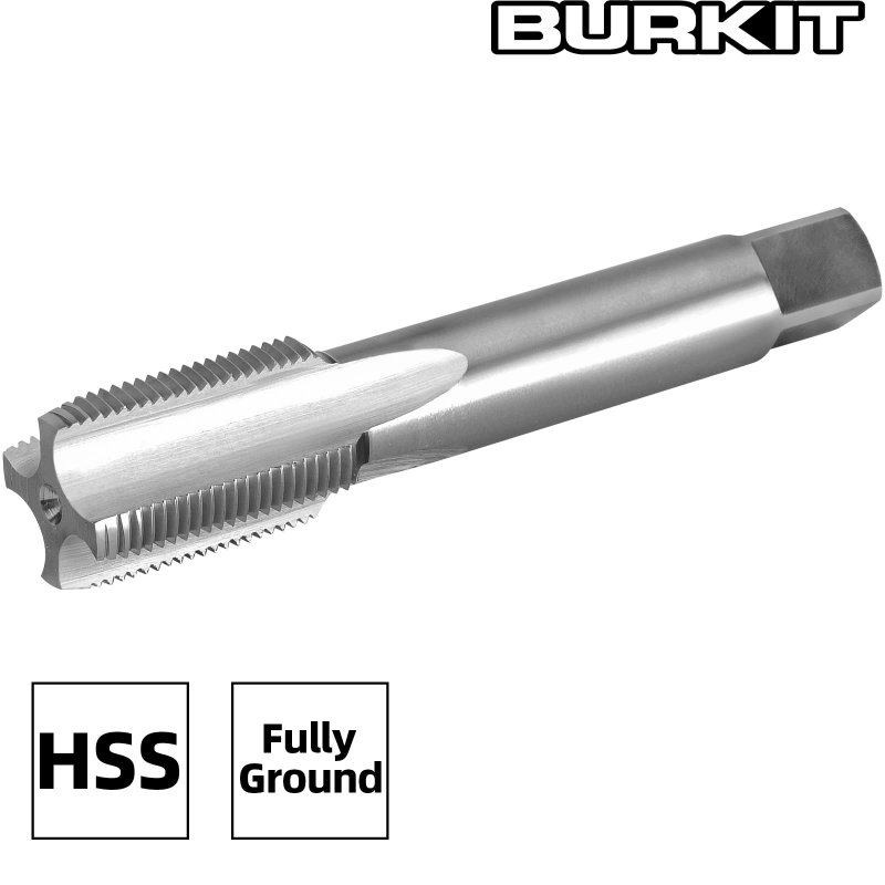 Burkit 1-1 4 -12 Unf Thread Tap Left Hand Hss X 12 Straight Fluted Machine