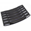 Chevy Camaro 2016 2017 2018 2019 Rear Window Louvers Replacement Windshield Sun Shade Cover Lambo Style Matte Black 