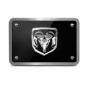 Ipick Image Made For Ram Head Logo Uv Graphic Black Billet Aluminum 2 Inch Tow Hitch Cover