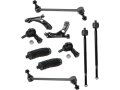 Front Lower Control Arm Ball Joint Sway Bar Link Tie Rod End And Steering Rack Kit 10 Piece For 2012-2020 Chevy Sonic 