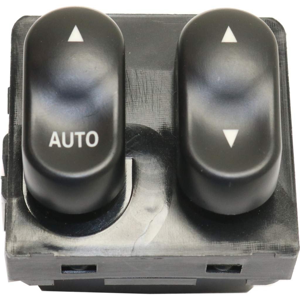Ford F-150 Window Switch 1999 2000 2001 2002 Driver Side Front Black 2 Button Replacement Part 901-315