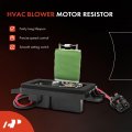 A-premium Hvac Heater Blower Motor And Resistor Assembly Compatible With Chevy Gmc Cadillac Vehicles Silverado 1500 2500