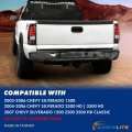 Amerilite Black Led Replacement Brake Tail Lights Set For 03-06 Chevy Silverado Passenger And Driver Side
