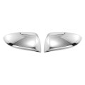 Pair Car Rear View Driver Passenger Side Mirror Cover Cap Overlay Chrome Plated For Toyota Hilux 2015-2022 Guard Exterior 