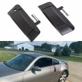 Outside Door Handles For 2003-2009 Nissan 350z Replacement 80607-cd41e 80607-cd41d Exterior Outer Black Driver Passenger Side 