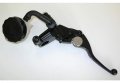 Shindy 17-651b Black Body Silver Lever Brake Master Cylinder Kit 