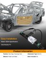 A-premium Electric Power Window Regulator Without Motor Compatible With Jaguar Xf 2009-2015 Xfr 2010-2015 Xfr-s 2013-2015 Rear