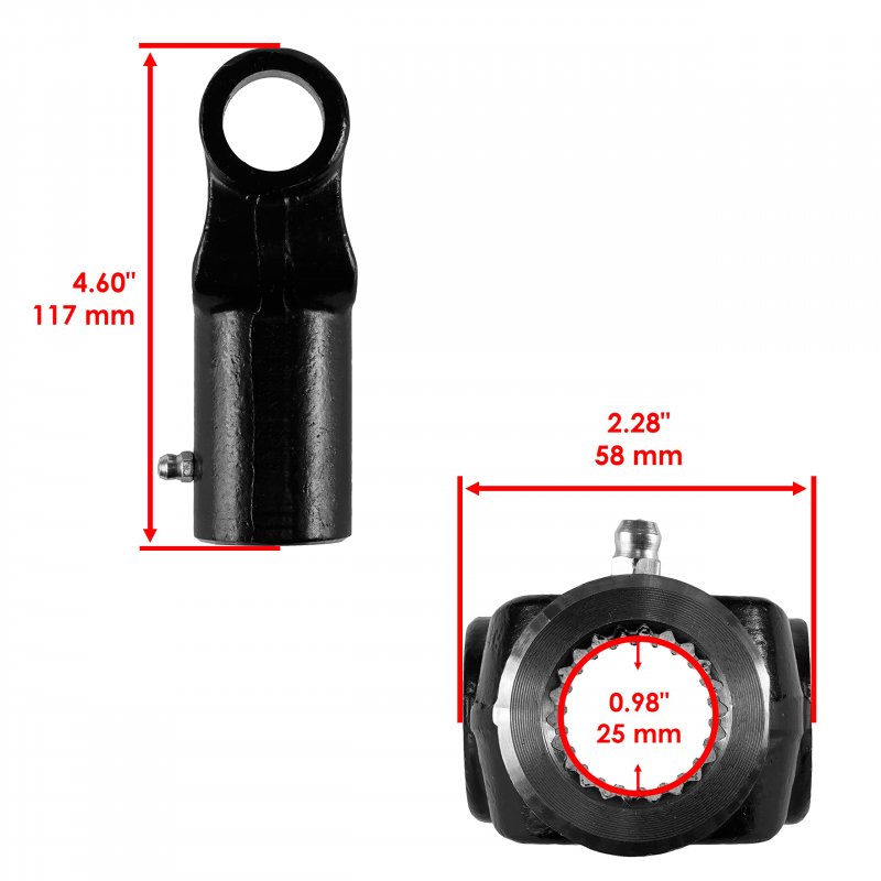 Front Drive Shaft Yoke And U Joint Kit For Polaris Fits Sportsman 500 Ranger Crew 900 800 6x6 Rzr 1000 570