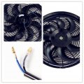 14 In 12v 90w Universal Electric Radiator Cooling Slim Fan Push Pull Mount Kit 8 Plastic Blades 2000 Rpm 2250 Cfm For