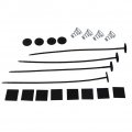 14 In 12v 90w Universal Electric Radiator Cooling Slim Fan Push Pull Mount Kit 8 Plastic Blades 2000 Rpm 2250 Cfm For