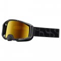 Ixs Hack Goggle Trigger Black Mirror Gold One Size 45mm Elastic Strap Unobstructed Pereferal Vision 178a X78a 3ply Foam For 