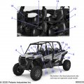 Polaris Rzr Decal-door Rr Top Lh Ax Bx Genuine Oem Part Qty 1