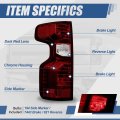 Auto Dynasty Tail Lights Assembly For 2019-2024 Silverado 1500 Wt Lt 2500hd 3500hd Rear Brake Lamps Driver And Passenger Side