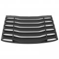 Freemotor802 For 2016-2023 Chevrolet Camaro Rear Window Louver Unpainted Black Abs Plastic Windshield Sun Shade Cover 
