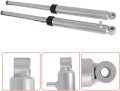Front Fork Assembly Suspension For Yamaha Pw50 Peewee50 Py50 G50t Silver Metal Forks Sh-f0003-1 470mm Length