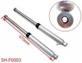 Front Fork Assembly Suspension For Yamaha Pw50 Peewee50 Py50 G50t Silver Metal Forks Sh-f0003-1 470mm Length